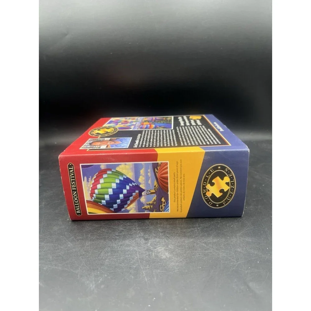Dowdle Folk Art Balloon Festival Puzzle 500 Pc New Sealed Collectors Box Sleeve